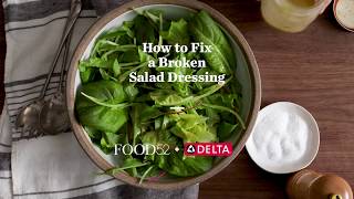 How to Fix a Broken Salad Dressing