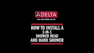 How to Install a 2-in-1 Raincan Shower Head and Hand Shower Combo