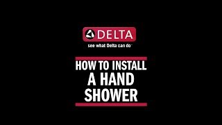 How to Install a Hand Shower