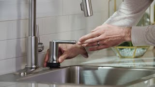 How to Install a Delta<sup>MD</sup> Hands-Free Electronic Soap Dispenser