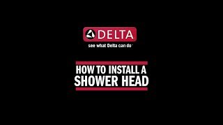 How to Install a Shower Head