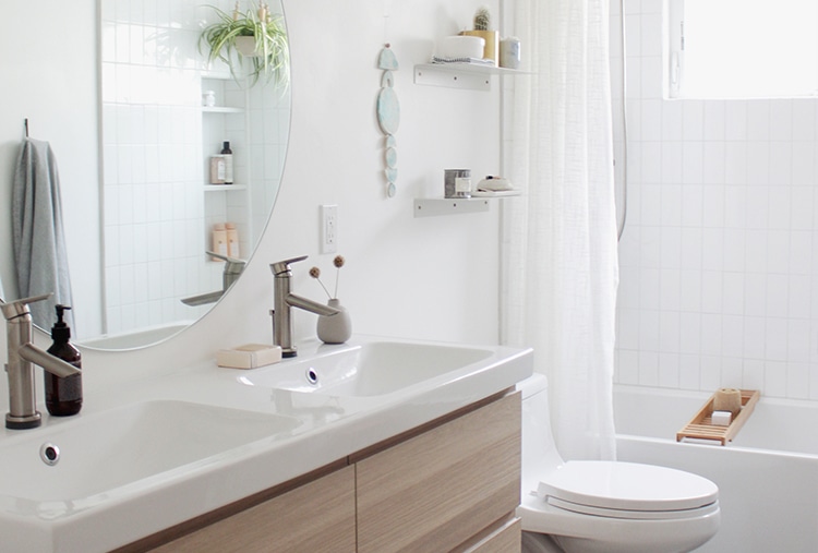 white clean bathroom