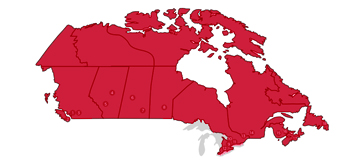 Canada Rep Map