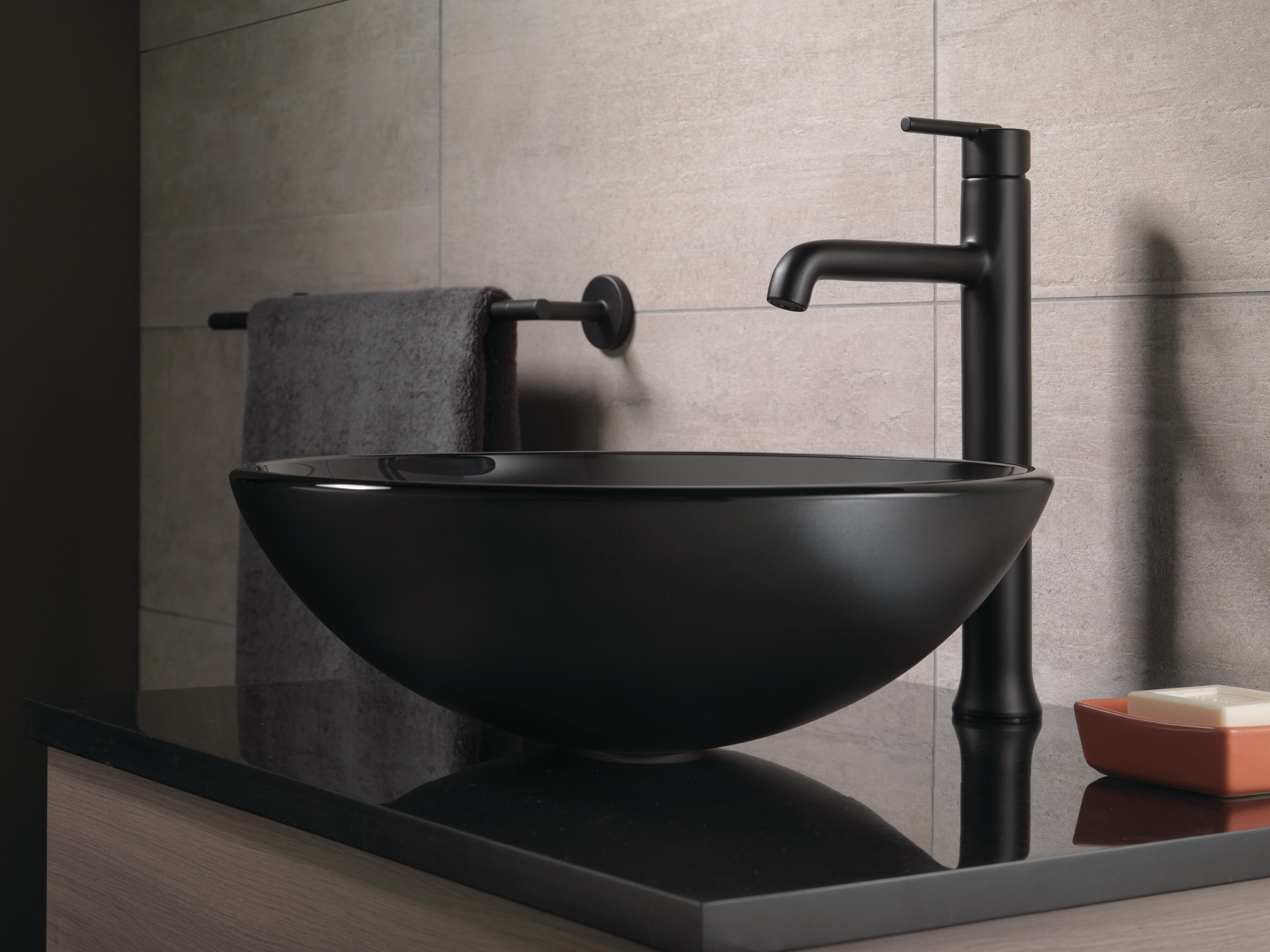 Trinsic Delta Faucet Matte Black