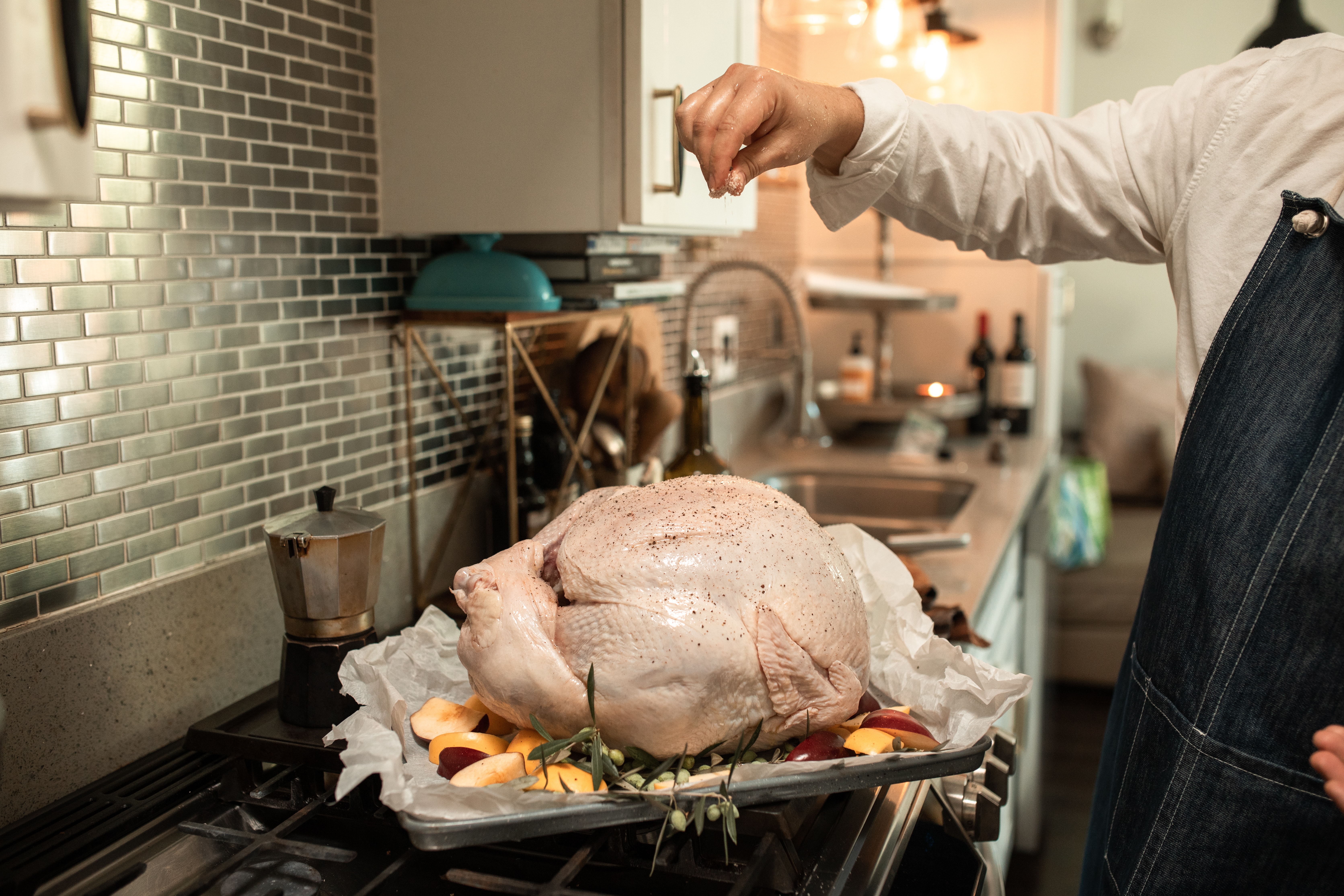 How to Brine Your Thanksgiving Turkey - Uncooked Turkey