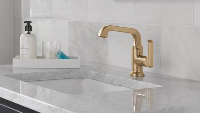 Tetra Bathroom Faucet with Lumicoat Finish