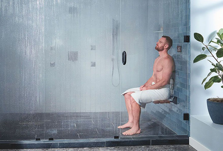 Steam Shower Tilt Seat