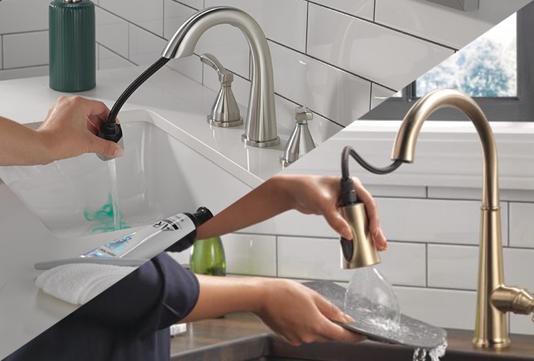 Pull Down Faucet with ShieldSpray