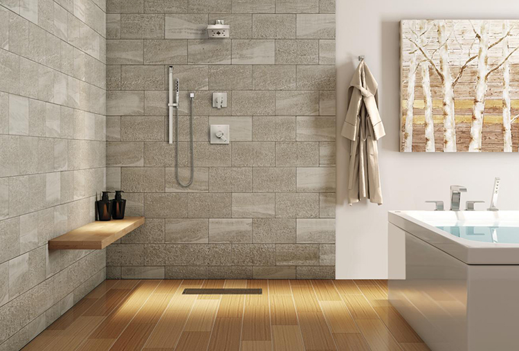 Open Shower Design