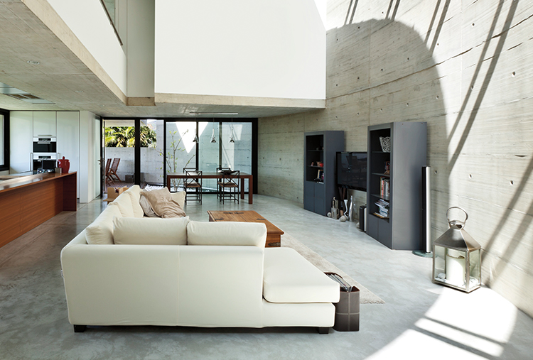 Concrete Interior Walls