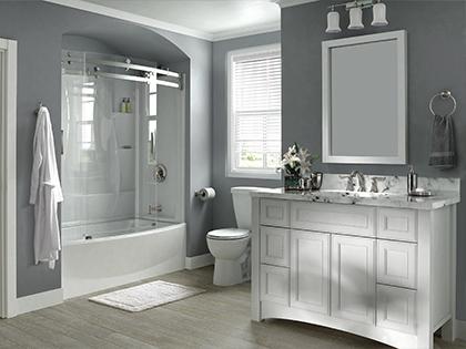 Curved Frameless Tub/Shower Door