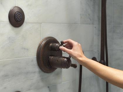 Integrated Shower Diverter